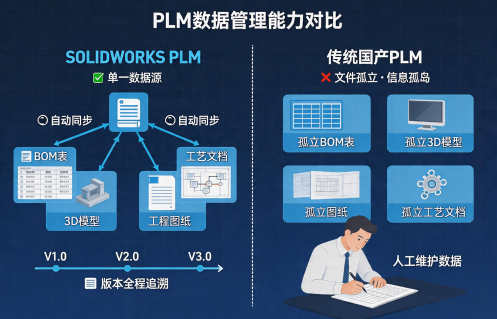 PLM数据管理能力对比